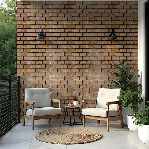 Декоративная ПВХ панель кирпич 960х480х4мм Коричневый мрамор SW-00001428 - фото 7