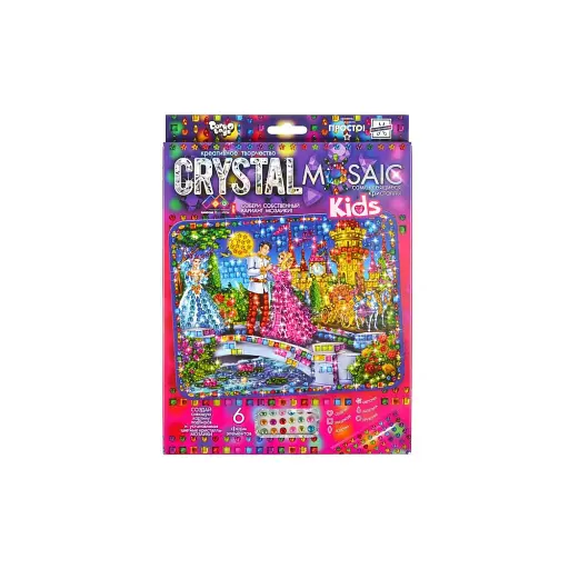 Набор креативной творчества Crystal Mosaic Kids, Danko Toys - фото 2