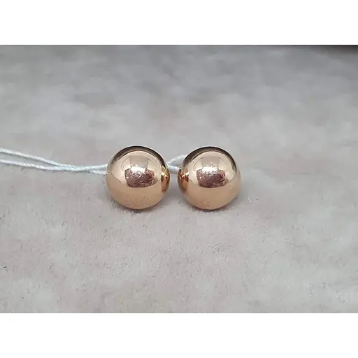 Золоті сережки-пуссети Tango. 580082 - фото 3