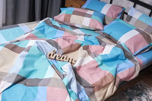 Пододеяльник Moon&Star Бязь Gold Люкс Burlap Евро 200x220 см - фото 4