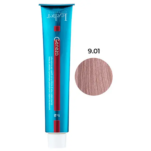 Профессиональная крем-краска для волос Le Cher Geneza Geneza 9.01(9CN) натуральный пепельный блонд - фото 1