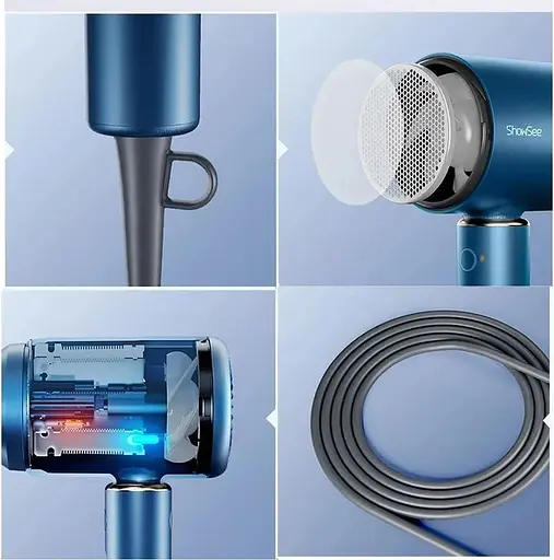 Фен Xiaomi ShowSee Hair Dryer VC200-B Blue [103236] - фото 5
