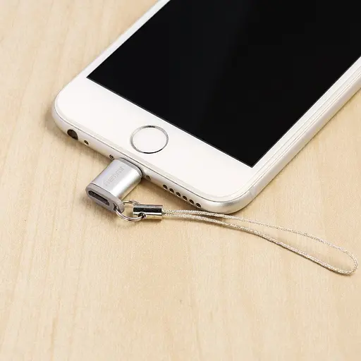 Перехідник Remax Visual microUSB to Lightning (Silver) [2962] - фото 2