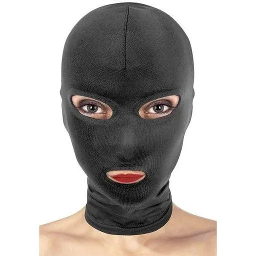 Каптур для БДСМ з відкритими очима і ротом Fetish Tentation Open Mouth and Eyes Hood