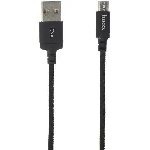Кабель Hoco X14 Times speed Micro charging cable L-2 м Чорний