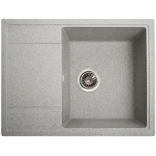 Гранитная кухонная мойка Romzha Jorum 65 Seda (601) с крылом - фото 1