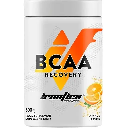 Аминокислота BCAA IronFlex BCAA Recovery 500 г Апельсин - фото 1