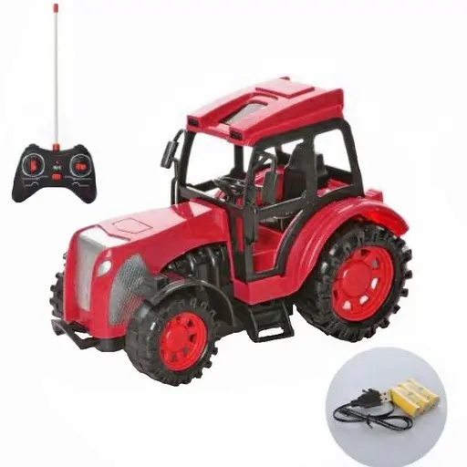 Дитячий радіокерований трактор. Іграшковий яскравий трактор Червоний - фото 3