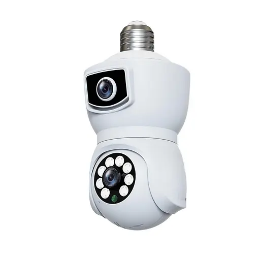 IP-камера цокольная с двойным объективом XON SmartCam Wi-Fi 1080P (GBWEW22VW 3718) Белая - фото 1