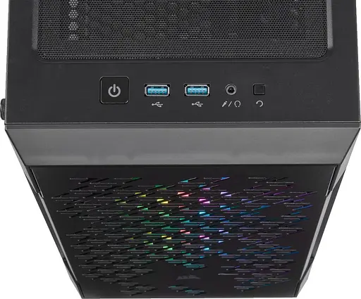 Корпус Corsair 220T RGB Airflow Black (CC-9011173-WW) Без БП Б/в - фото 2