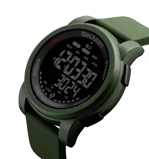 Мужские спортивные часы Skmei 1469 Fitness (Зеленый) - фото 3