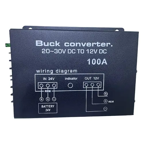 Преобразователь напряжения автомобильный DC24-12 100A