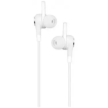 Навушники Hoco з мікрофоном дротові M21 білі - фото 1