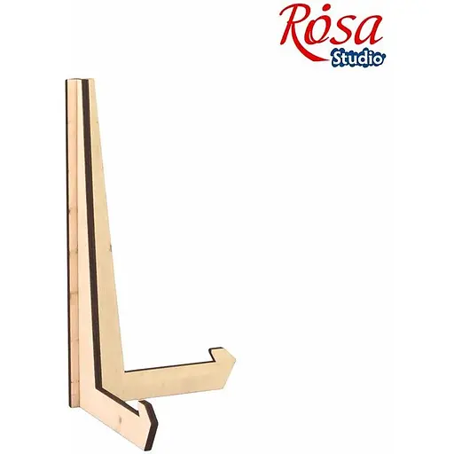 Мольберт-підставка (під картину/тарілку) ROSA Studio настільний А5 сувенірний 20х10х27см фанера  - фото 2