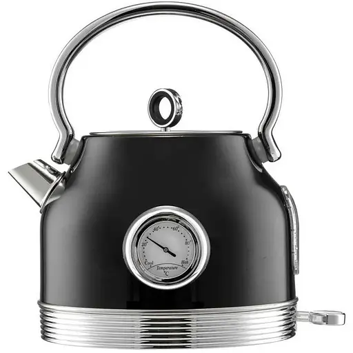 Электрочайник XO CF6 ретро с термометром черный