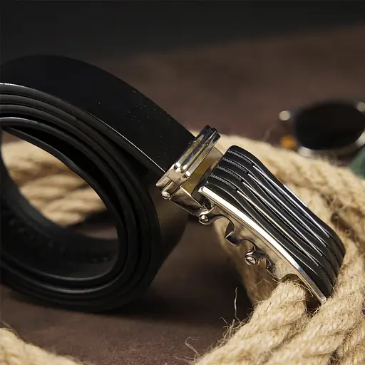 Ремінь шкіряний Vintage чоловічий 115х3,4 см acs0014847 - фото 6