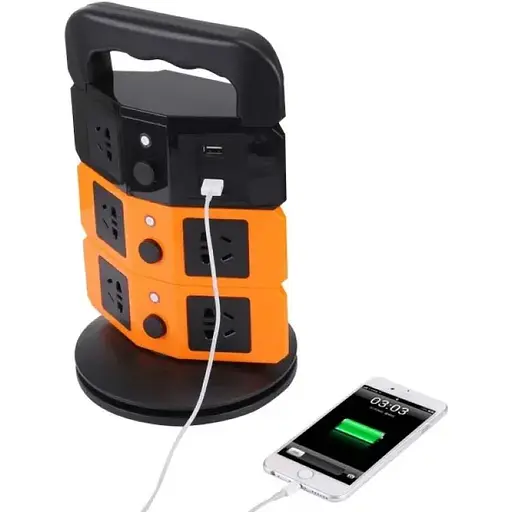 USB + сетевой удлинитель 5 розеток и 2 USB порта 1,8 метра - фото 1