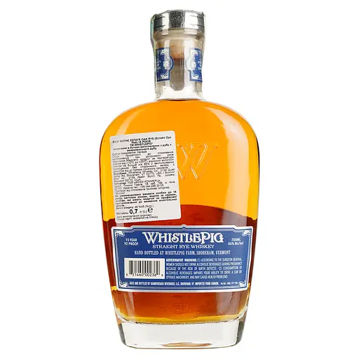 Віскі WhistlePig Vermont Estate Rye 15 Year Old 46% 0.7 л - фото 4