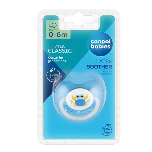 Пустушка Canpol babie Love & Sea латексна кругла 0-6 міс. в асортименті (22/606_new) - фото 6