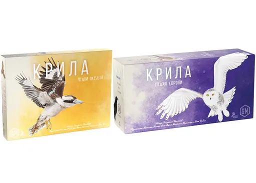 Настольная игра Ігромаг Набор дополнений к игре Крылья: Птицы Европы + Птицы Океании (укр.) (STM901+1)