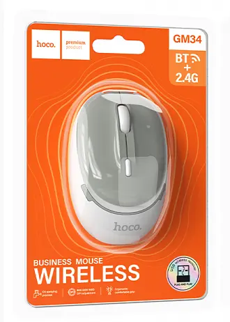 Бездротова миша Hoco GM34 Nuevo Wireless Біла - фото 3