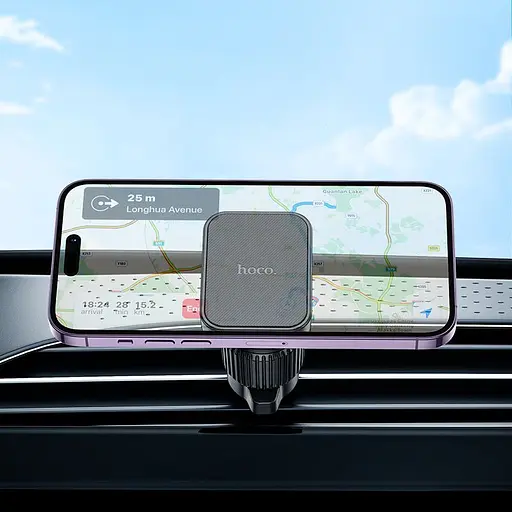 Автодержатель Hoco H32 Cheetah Magnetic Black (614467) [151305] - фото 8