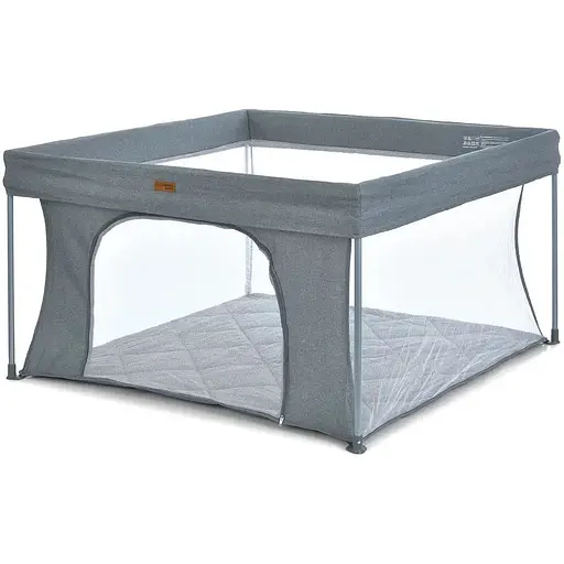 Манеж El Camino ME 1196 SWIFT 4 Gray для детей 6–24 мес. удобный и безопасный складной серый - фото 3