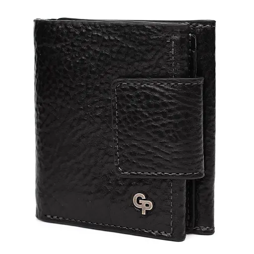 Кожаный мужской кошелек Grande Pelle 11х11.5х2.5 см nsa0001216 - фото 3