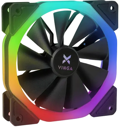 Вентилятор Vinga RGB FAN-06 Black