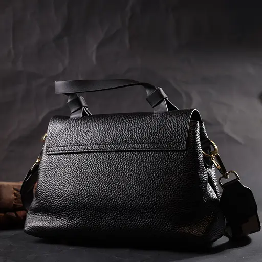 Кожаная сумка женская Vintage 25.5х17х9.5 см sum0024668 - фото 9