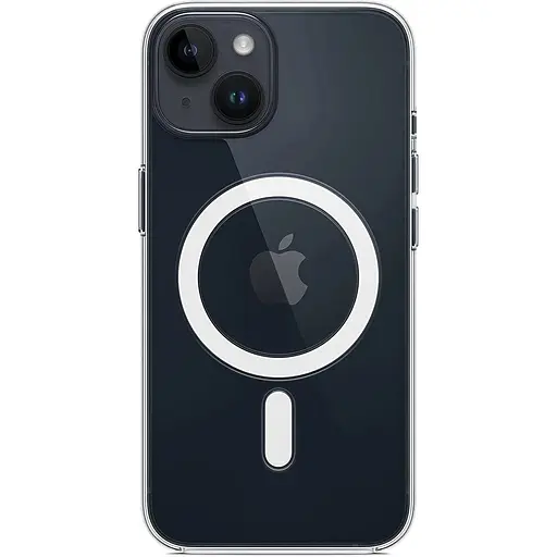 Оригинальный противоударный чехол Apple Clear Case MagSafe для iPhone 14 (6.1") Прозрачный (MPU13RM/A) - фото 7