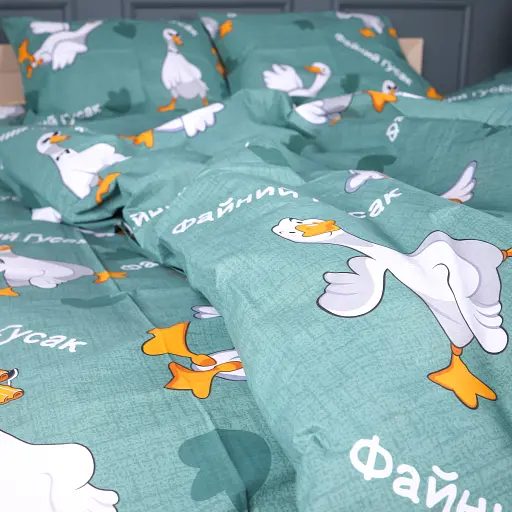 Наволочка Mirson бязь Happy Duck 40х60 см (2200013128861) - фото 3