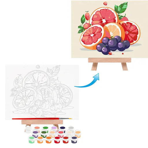 Картина по номерам Rosa Start Натюрморт 15х20 см с мольбертом