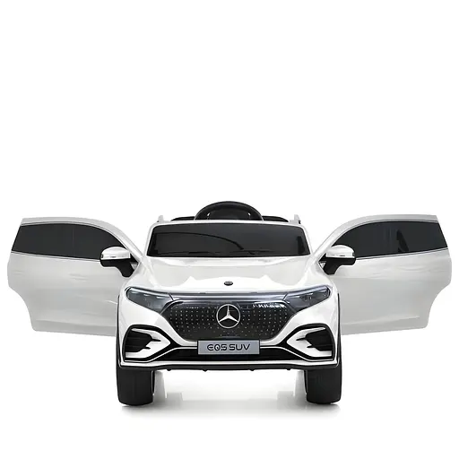 Електромобіль дитячий Bambi Mercedes M 6161EBLR-1 12V пульт EVA білий - фото 3