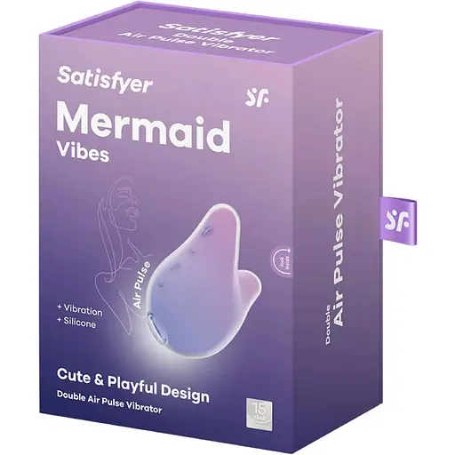 Вакуумний стимулятор Satisfyer MerMaid Vibes Violet/Pink - фото 5