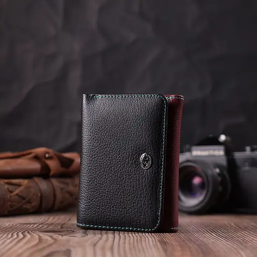 Кожаный женский кошелек ST Leather 11.3х8.5х2 см acs0028433 - фото 6