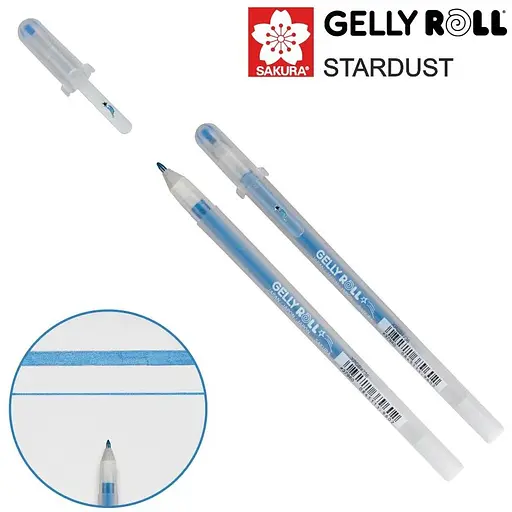 Ручка гелевая Sakura Stardust Gelly Roll Синий - фото 2