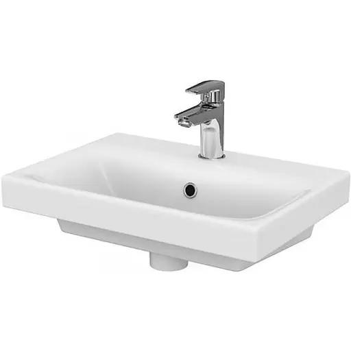 Тумба для ванной комнаты Cersanit CET В02 с умывальником Moduo Slim 50 см Белый UN509-040 30412 - фото 5