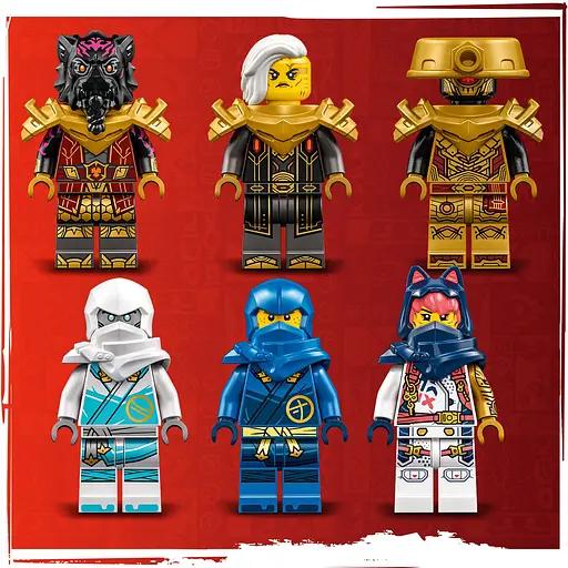 Уценка. Конструктор LEGO Ninjago Дракон стихий против робота Владычицы, 1038 деталей (71796) - фото 8