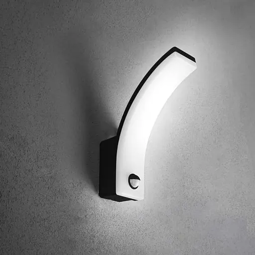 Світильник фасадний NICE з датчиком руху, 20 Вт, 4000K, IP65, функція коридору, чорний | Line F | Арт. LD-NIC20W-DIM-40 - фото 6