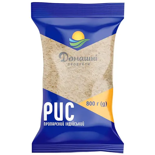 Рис пропарений Індійський Домашні продукти 800 г