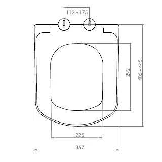 Сиденье для унитаза NKP Opus с крышкой и функцией микролифта 0404 - фото 5