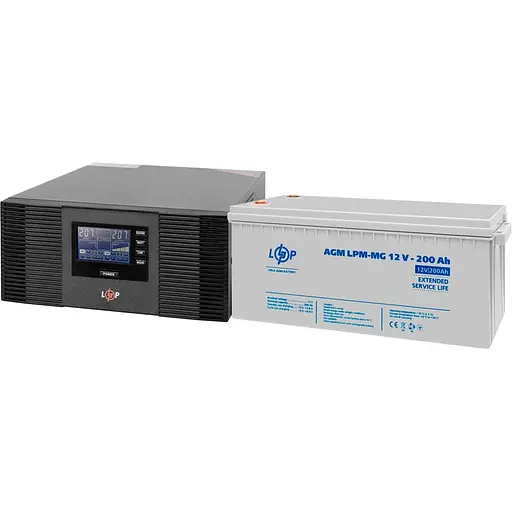 Источник бесперебойного питания (ИБП) LogicPower UPS B1500 + АКБ MG 2400Wh (20002) [110338]