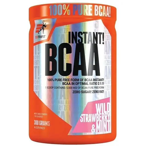 Амінокислота BCAA Extrifit BCAA Instant, 300 грам - Суниця-м'ята