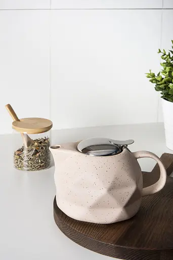 Заварник Limited Edition Basil керамічний 850 мл мокко (B050021) - фото 2