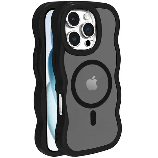 Чохол Epik TPU+PC Undine with MagSafe для Apple iPhone 16 Pro Max 6.9 Black - фото 1