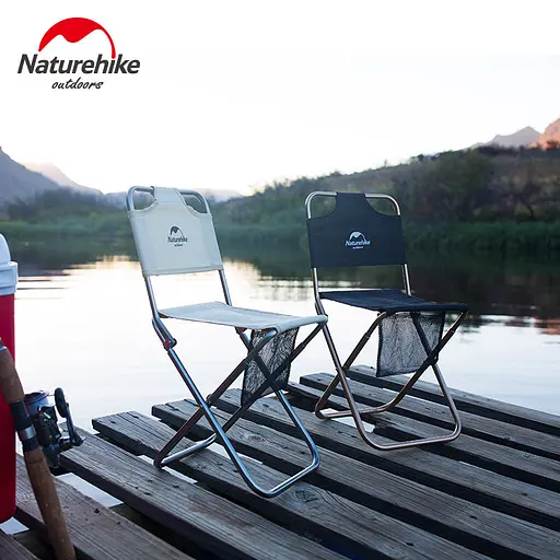 Раскладной стул со спинкой Naturehike MZ01 NH18M001-Z (Хаки) - фото 3