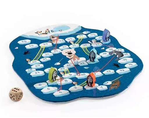 Настольная игра Djeco Сачки и лестницы (Лестницы и змеи, Snakes and ladders) (DJ05208) - фото 2