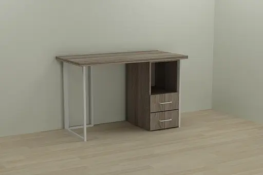 Компьютерный стол Ferrum-decor Отто 75x140x60 белый ДСП Дуб Сонома Труфель 32мм (FRD-101038)