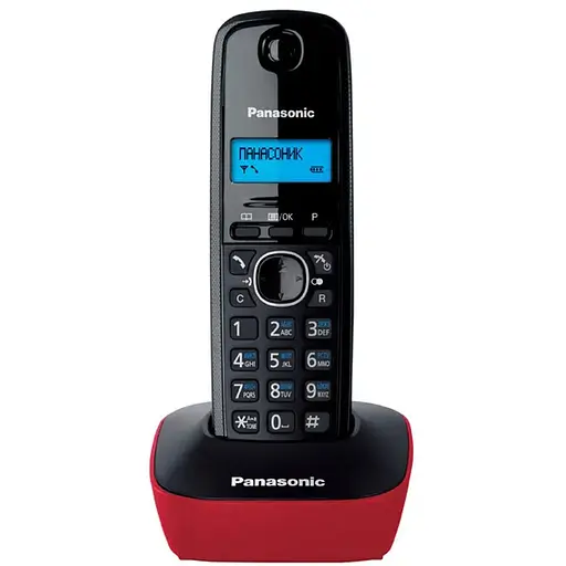 Panasonic Радіотелефон Panasonic KX-TG1611UAR Black Red